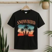 Snowbird Adults And Vacation Blue T-Shirt thumb 2