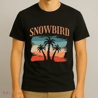 Snowbird Adults And Vacation Blue T-Shirt thumb 3
