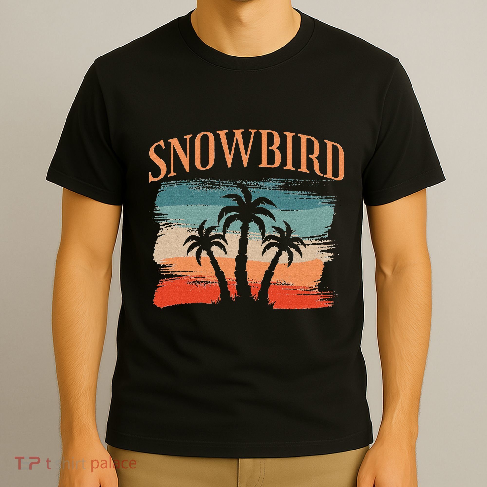 Snowbird Adults And Vacation Blue T-Shirt