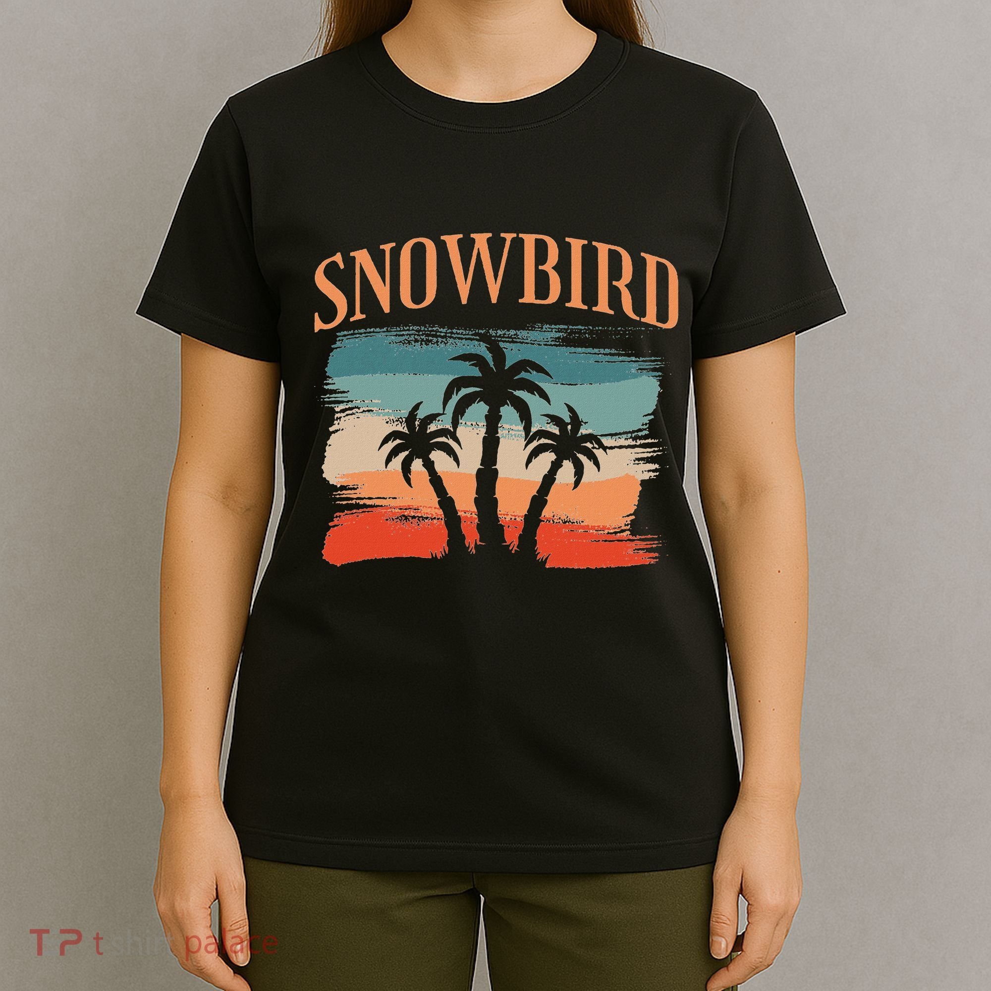 Snowbird Adults And Vacation Blue T-Shirt