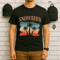 Snowbird Adults And Vacation Blue T-Shirt thumb 6