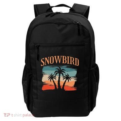 Snowbird Adults And Vacation Blue Backpack