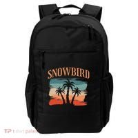 Snowbird Adults And Vacation Blue Backpack thumb 0