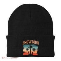 Snowbird Adults And Vacation Blue Beanie thumb 0