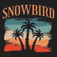 Snowbird Adults And Vacation Blue Beanie thumb 2