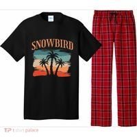 Snowbird Adults And Vacation Blue Pajama Set thumb 0