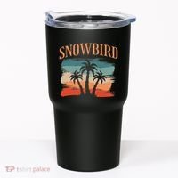 Snowbird Adults And Vacation Blue Tumbler thumb 0