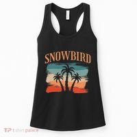 Snowbird Adults And Vacation Blue Women's Tank Top thumb 0