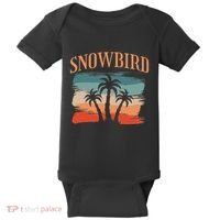 Snowbird Adults And Vacation Blue Baby Bodysuit thumb 0