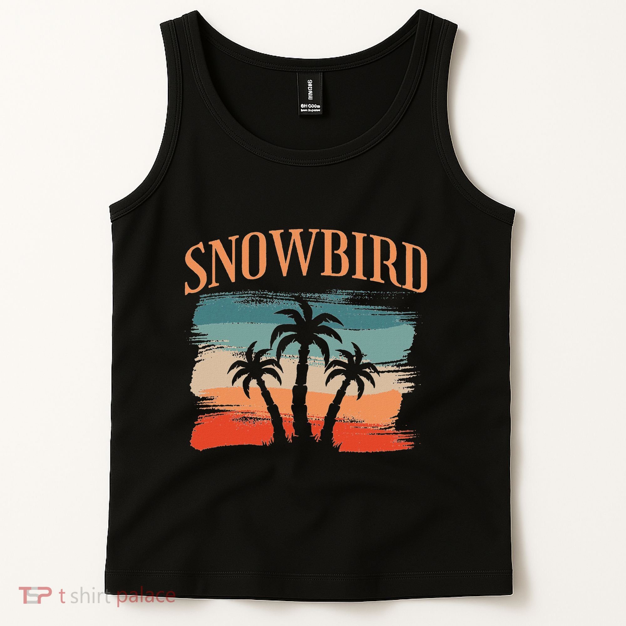 Snowbird Adults And Vacation Blue Tank Top