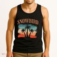 Snowbird Adults And Vacation Blue Tank Top thumb 3