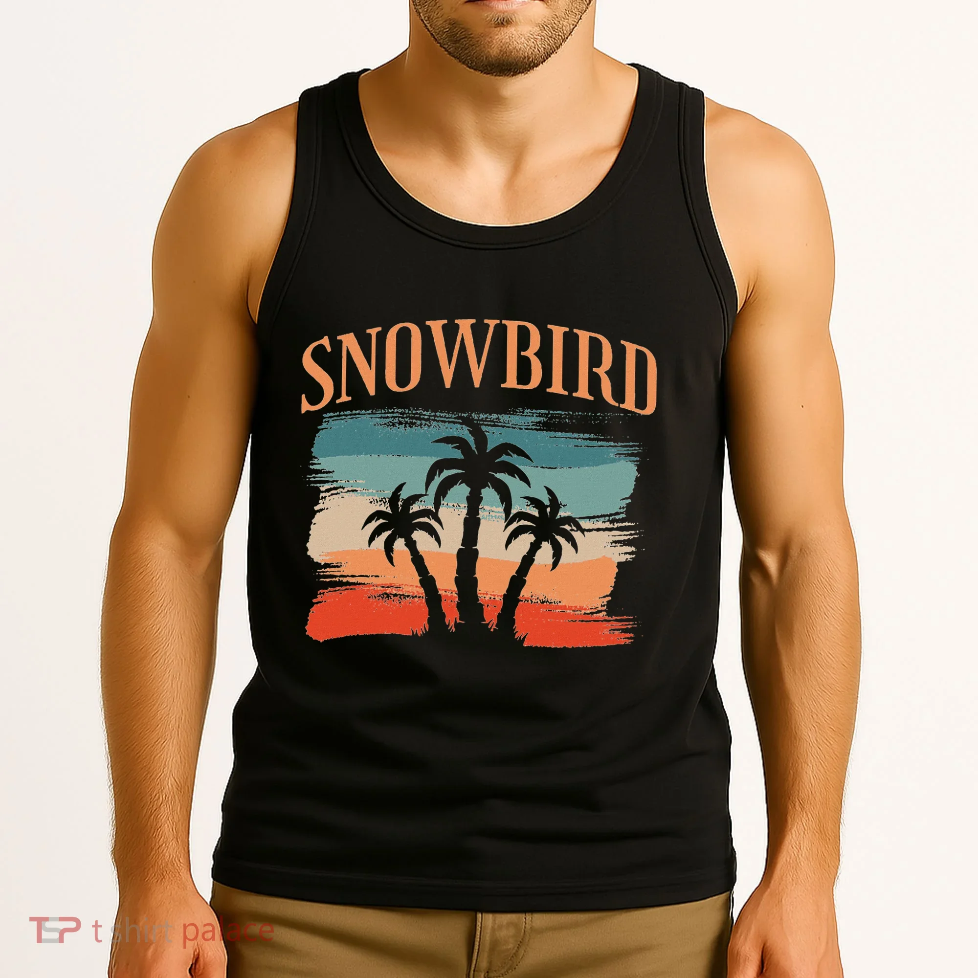 Snowbird Adults And Vacation Blue Tank Top