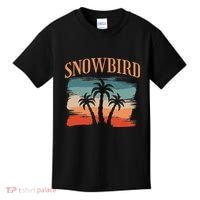 Snowbird Adults And Vacation Blue Kids T-Shirt thumb 0