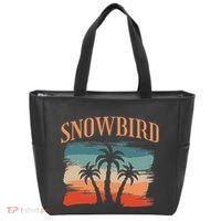 Snowbird Adults And Vacation Blue Tote Bag thumb 0