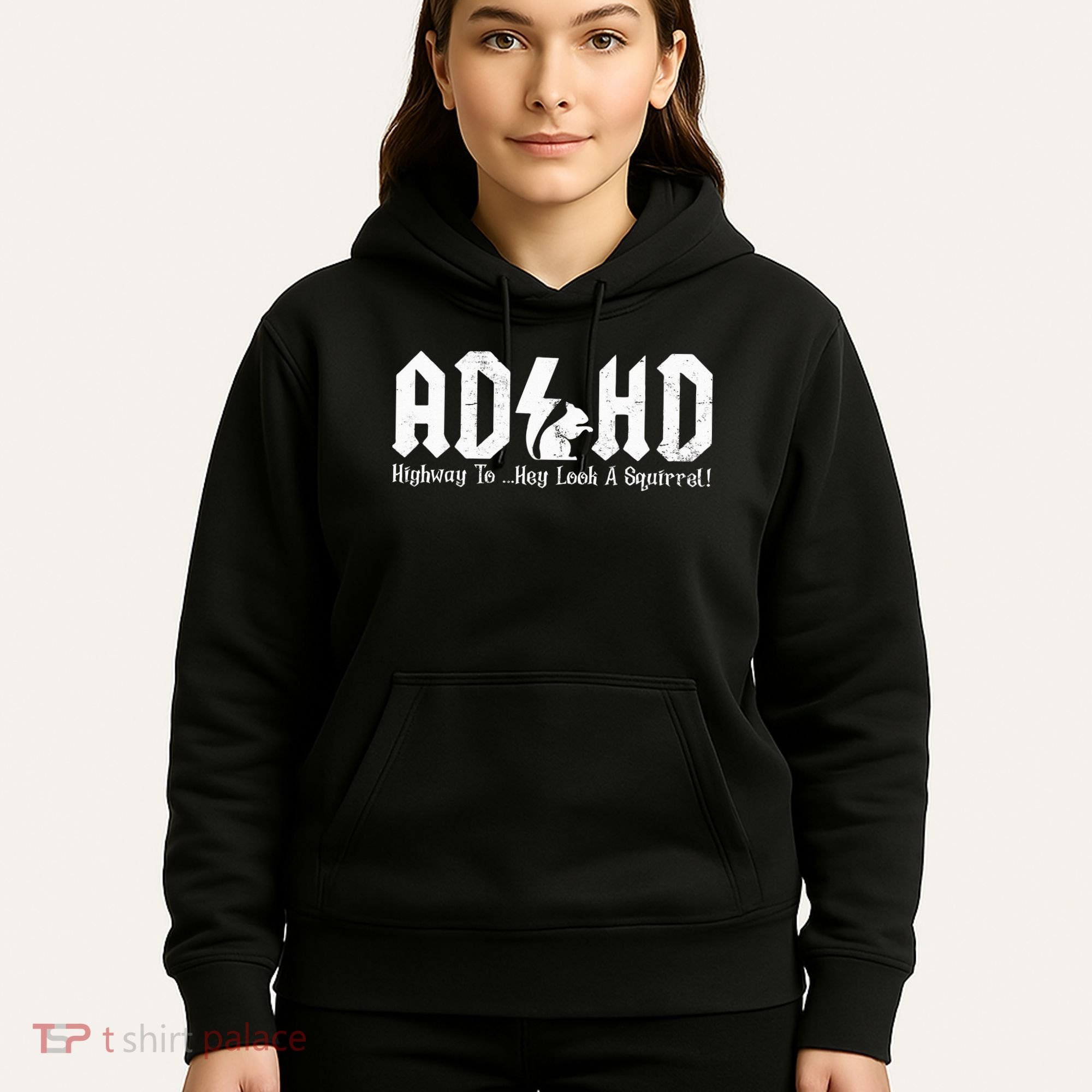 Squirrels Animal Adhd Highway To Hey Look A Squirrel Hoodie