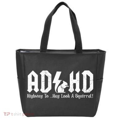 Squirrels Animal Adhd Highway To Hey Look A Squirrel Tote Bag