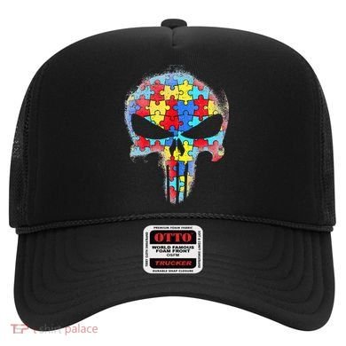 Skull Autism Awareness Tee Mom Dad Autism Hat