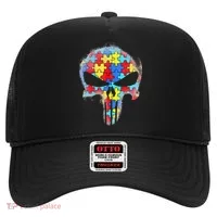 Skull Autism Awareness Tee Mom Dad Autism Hat thumb 0