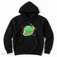 Spacecraft Approaching A Distant Exoplanet Hoodie thumb 0