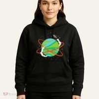 Spacecraft Approaching A Distant Exoplanet Hoodie thumb 5