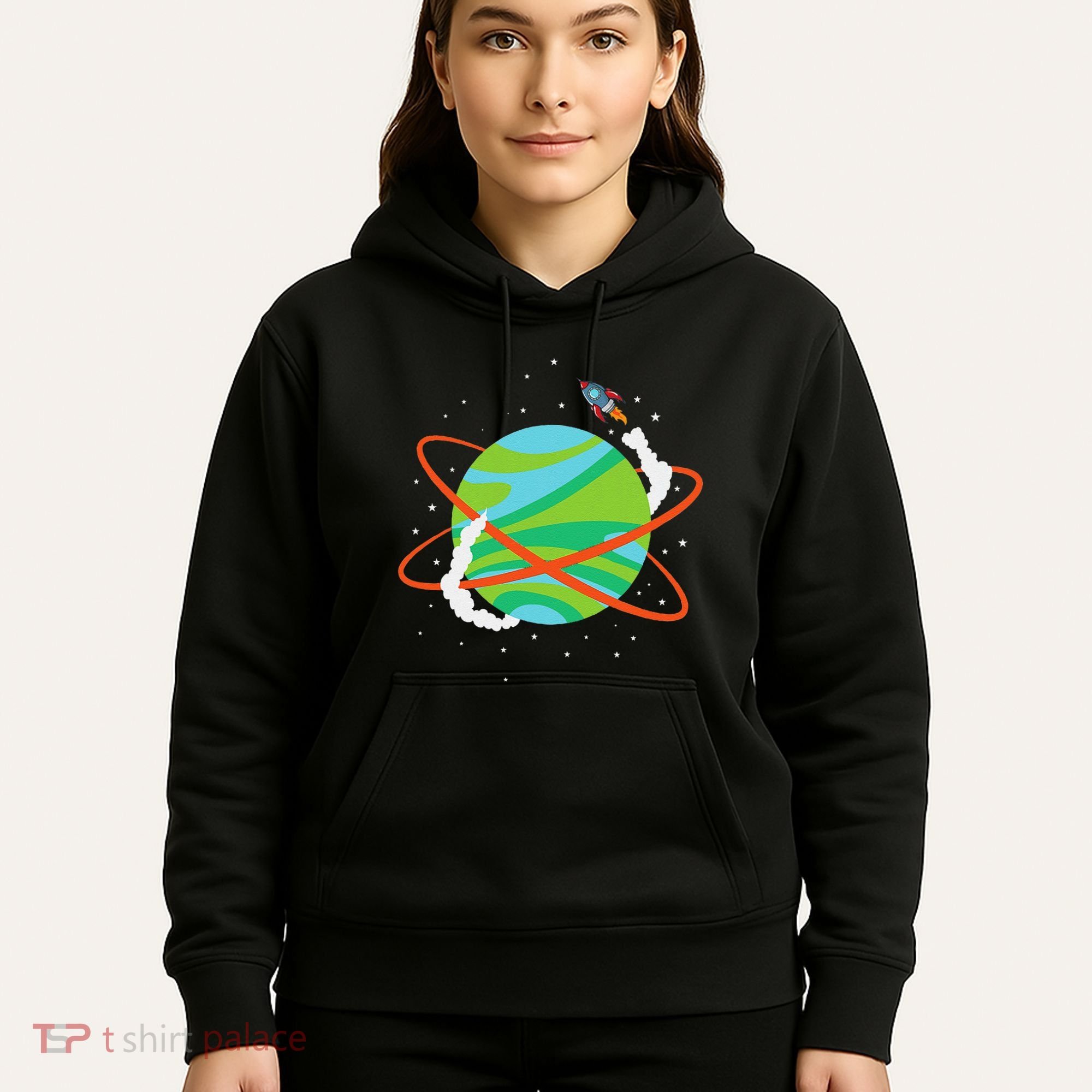 Spacecraft Approaching A Distant Exoplanet Hoodie