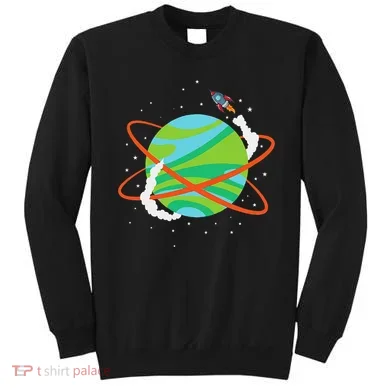 Spacecraft Approaching A Distant Exoplanet Sweatshirt