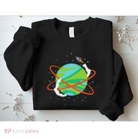 Spacecraft Approaching A Distant Exoplanet Sweatshirt thumb 2