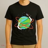 Spacecraft Approaching A Distant Exoplanet T-Shirt thumb 3