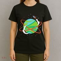 Spacecraft Approaching A Distant Exoplanet T-Shirt thumb 4