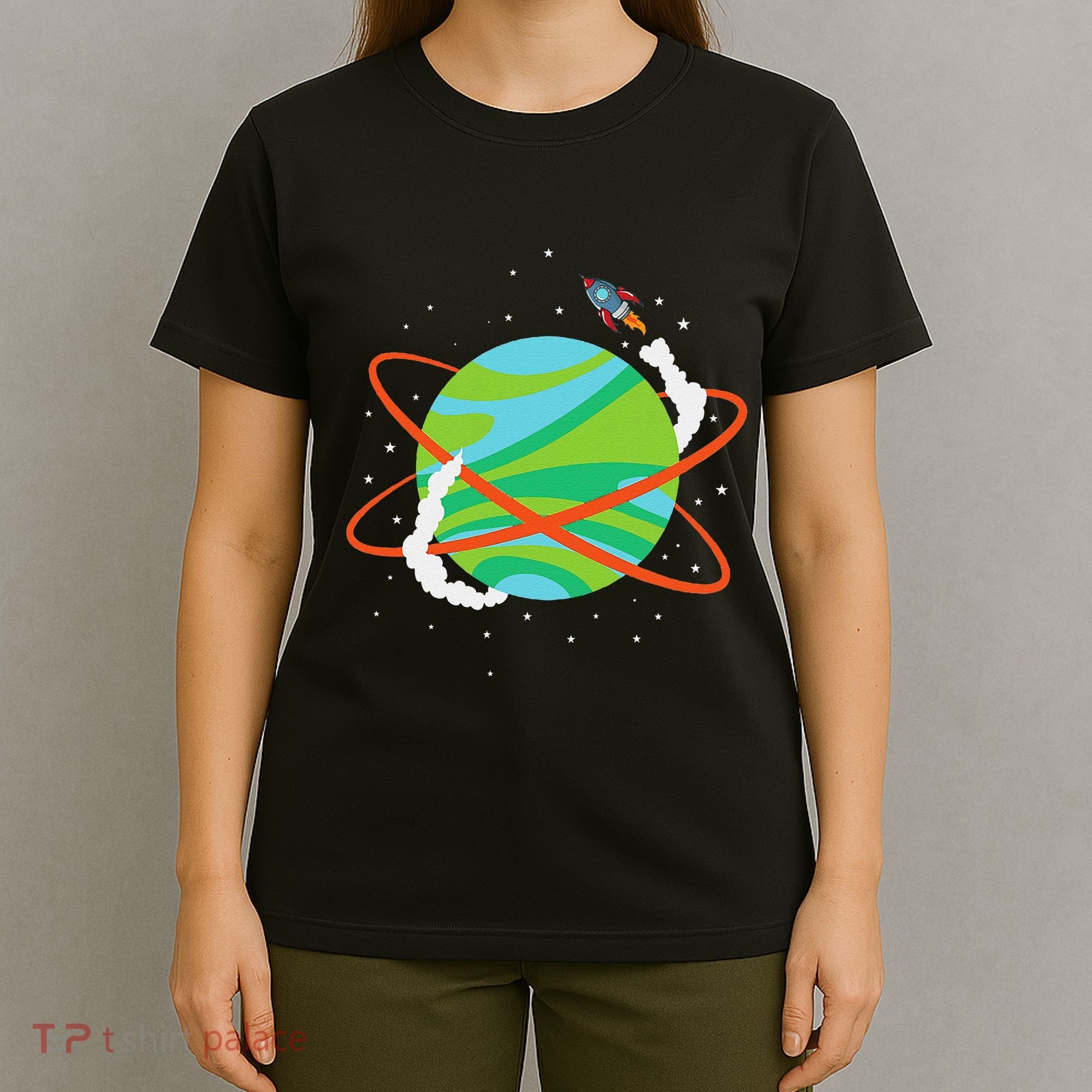 Spacecraft Approaching A Distant Exoplanet T-Shirt
