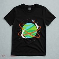 Spacecraft Approaching A Distant Exoplanet T-Shirt thumb 5