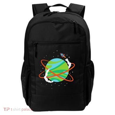 Spacecraft Approaching A Distant Exoplanet Backpack