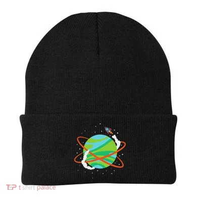 Spacecraft Approaching A Distant Exoplanet Beanie