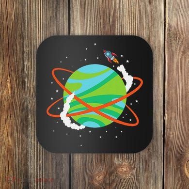 Spacecraft Approaching A Distant Exoplanet Coaster