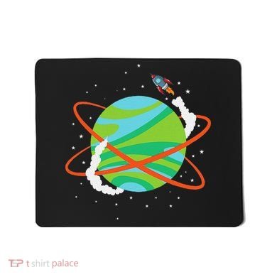 Spacecraft Approaching A Distant Exoplanet Mousepad