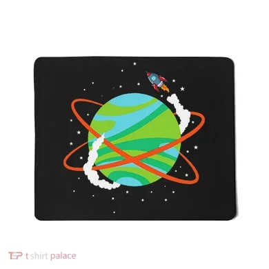 Spacecraft Approaching A Distant Exoplanet Mousepad