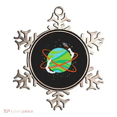 Spacecraft Approaching A Distant Exoplanet Ornament
