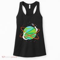 Spacecraft Approaching A Distant Exoplanet Women's Tank Top thumb 0