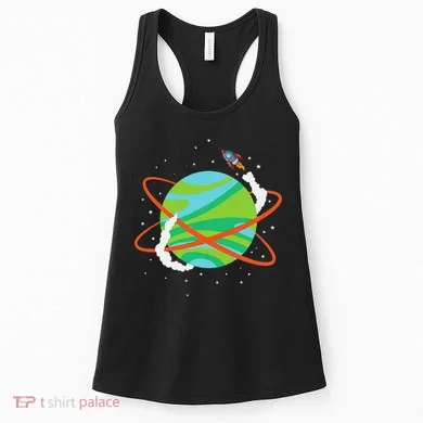 Spacecraft Approaching A Distant Exoplanet Women's Tank Top
