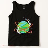 Spacecraft Approaching A Distant Exoplanet Tank Top thumb 2