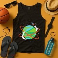 Spacecraft Approaching A Distant Exoplanet Tank Top thumb 4