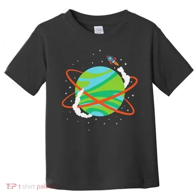 Spacecraft Approaching A Distant Exoplanet Toddler T-Shirt
