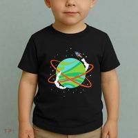 Spacecraft Approaching A Distant Exoplanet Toddler T-Shirt thumb 2