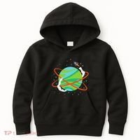 Spacecraft Approaching A Distant Exoplanet Kids Hoodie thumb 0