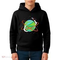 Spacecraft Approaching A Distant Exoplanet Kids Hoodie thumb 4