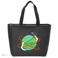 Spacecraft Approaching A Distant Exoplanet Tote Bag thumb 0