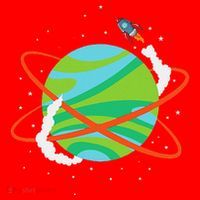 Spacecraft Approaching A Distant Exoplanet Santa Hat thumb 1