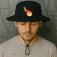 Stone Asteroid Belt Meteorite Flying Space Rock Astronomy Bucket Hat thumb 2