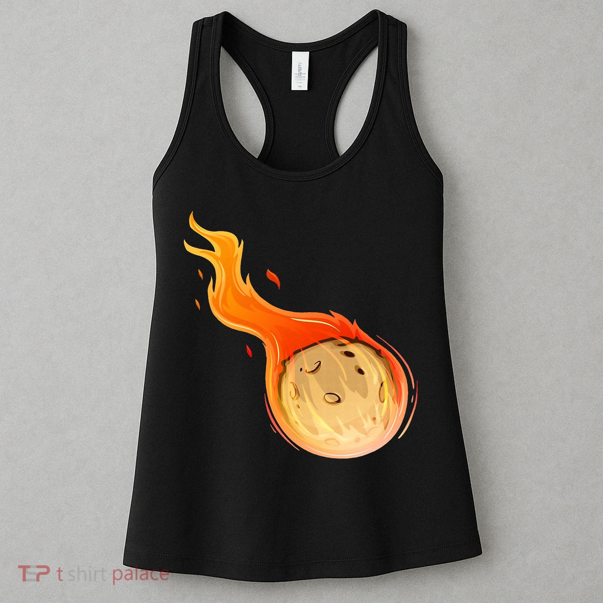 Stone Asteroid Belt Meteorite Flying Space Rock Astronomy Women's Tank Top