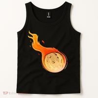 Stone Asteroid Belt Meteorite Flying Space Rock Astronomy Tank Top thumb 2